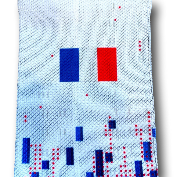 3/$20 France Flag Funny Novelty Crew Socks - NWT - Picture 4 of 4